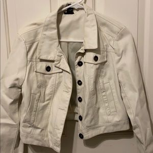 White Leather Jacket